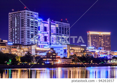 [Urban scenery of Tokyo] City night view around Odaiba 94261657