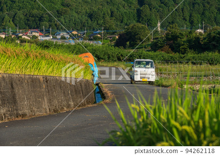 Rural scenery of Kamiichinose, peaceful village scenery 94262118