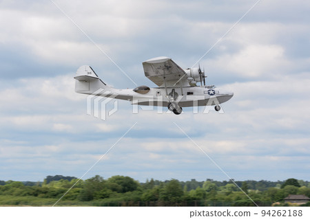 US Army Air Corps OA-10 Catalina Flying Boat Takeoff 94262188
