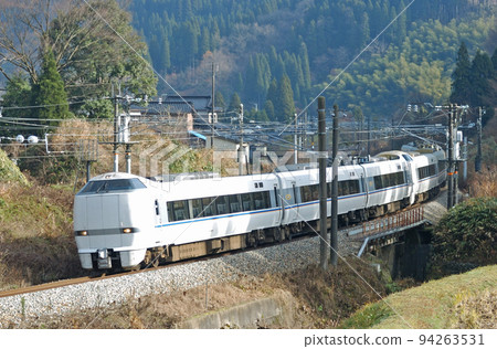 Hokuriku Main Line Isurugi-Kurikara JR West 683 series S23+S06 formation (Kanazawa) Shirasagi 94263531