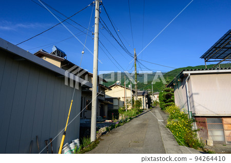 寧靜的街景 上一之瀨、南阿爾卑斯市 94264410