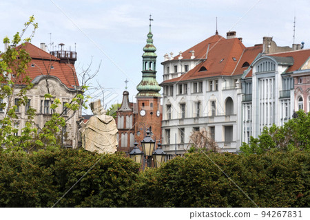 Old Town of Bydgoszcz, Kuyavian-Pomeranian, Poland. Old buildings in city center. Old Town of Bydgoszcz, Kuyavian-Pomeranian, Poland. Old buildings in city center. 94267831