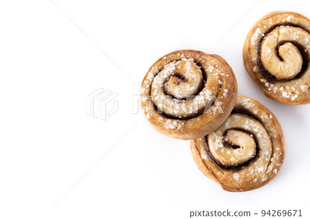 Cinnamon rolls buns. Kanelbulle Swedish dessert 94269671