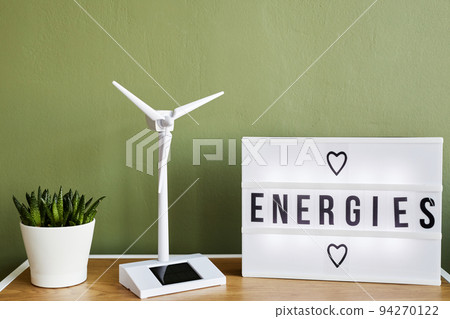 Windmill mockup for alternative energy Windmill mockup for alternative energy 94270122