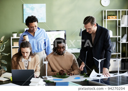 People developing new project of alternative energy 94270204