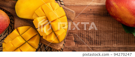 Mango Wood Wooden Fresh Taiwan Fruit Mango fruit Taiwan マンゴー 94270247