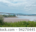 Niyodo river and bridge 94270445
