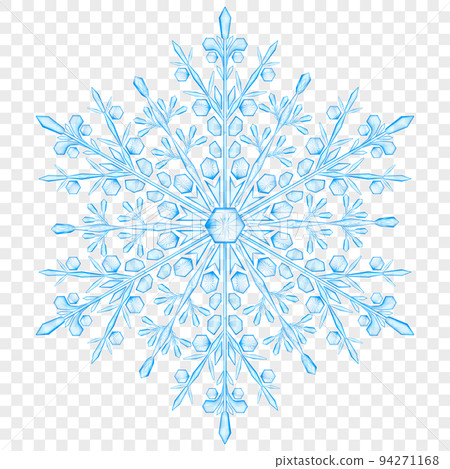 Big translucent Christmas snowflake Big translucent Christmas snowflake 94271168