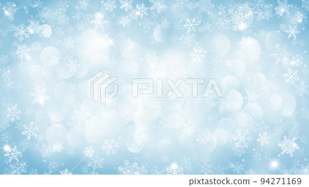 Christmas background of snowflakes with bokeh effect Christmas background of snowflakes with bokeh effect 94271169
