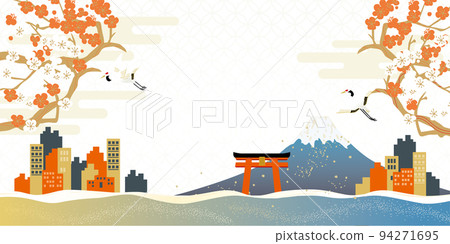 Tokyo Japanese landscape image illustration Tokyo Japanese landscape image illustration 94271695