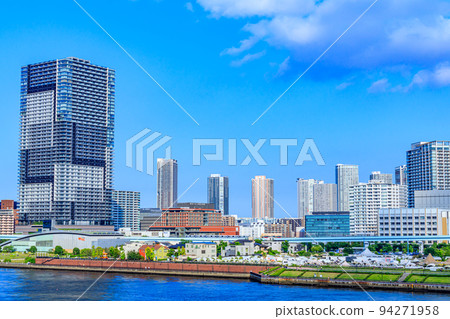 【東京的都市風景】豐洲周邊的都市風景 94271958