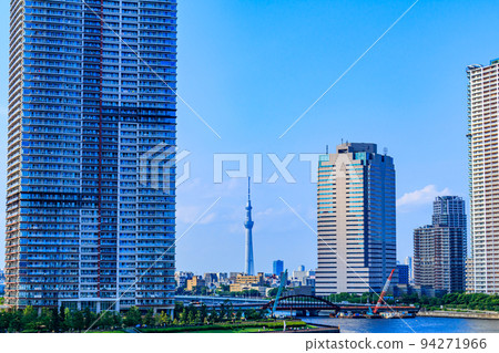 【東京的都市風景】豐洲周邊的都市風景 【東京的都市風景】豐洲周邊的都市風景 94271966