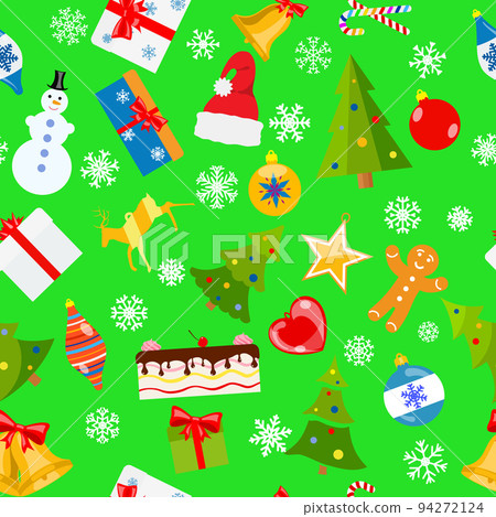 Seamless pattern of Christmas symbols Seamless pattern of Christmas symbols 94272124