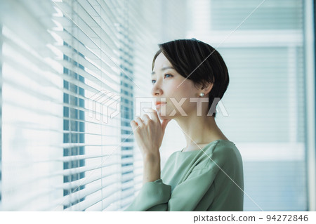 Woman worried headache 94272846