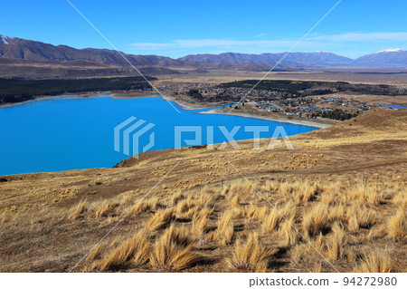 新西蘭南島旅遊勝地，冬天的特卡波湖 94272980