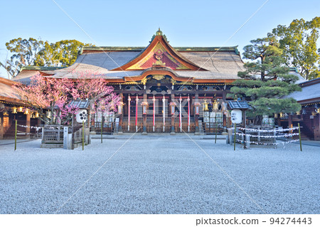The main hall of Kitano Tenmangu Shrine and Tobiume 94274443