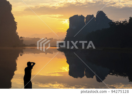 Khao Khram clear lake Khao Khram clear lake 94275128