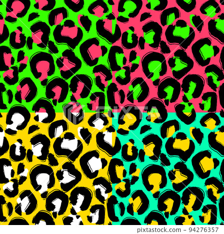 Leopard imitation seamless pattern. Vector illustration Leopard imitation seamless pattern. Vector illustration 94276357