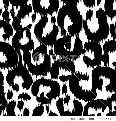 Leopard skin artwork imitation print. Vector seamless pattern Leopard skin artwork imitation print. Vector seamless pattern 94276358
