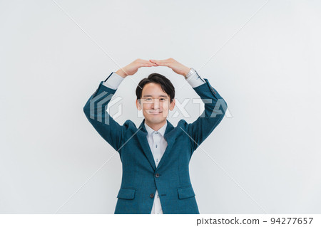 businessman on white background businessman on white background 94277657