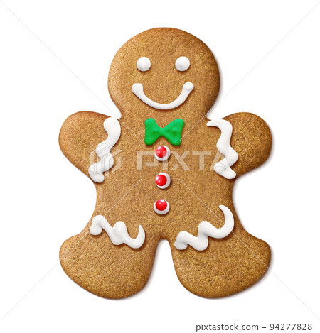 ginger man gingerbread man cookie illustration real ginger man gingerbread man cookie illustration real 94277828