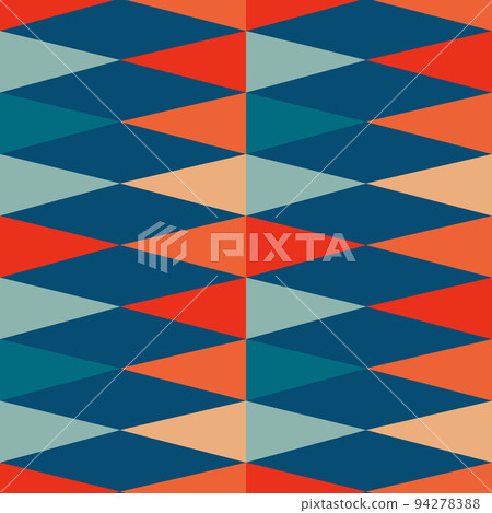 Groovy aestethic seamless pattern with triangles Groovy aestethic seamless pattern with triangles 94278388
