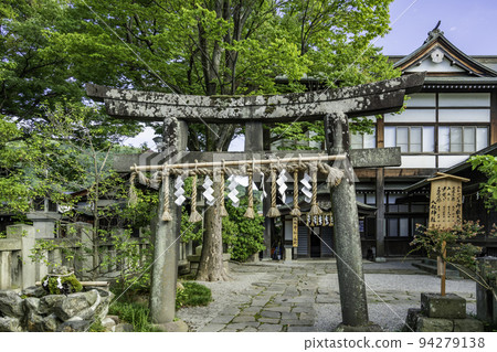 Kamisuwa Hasturu Shrine torii gate in Suwa City, Nagano Prefecture 94279138