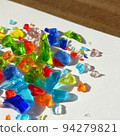 Rainbow color Ryukyu glass cullet pieces 94279821