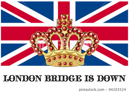 London Bridge collapsed. Queen Elizabeth II died 1926 - 2022 tragic event London Bridge collapsed. Queen Elizabeth II died 1926 - 2022 tragic event 94283524
