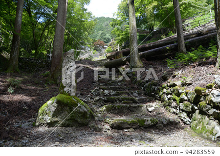 京都市左京區大原河知谷阿彌陀寺院內入口 京都市左京區大原河知谷阿彌陀寺院內入口 94283559