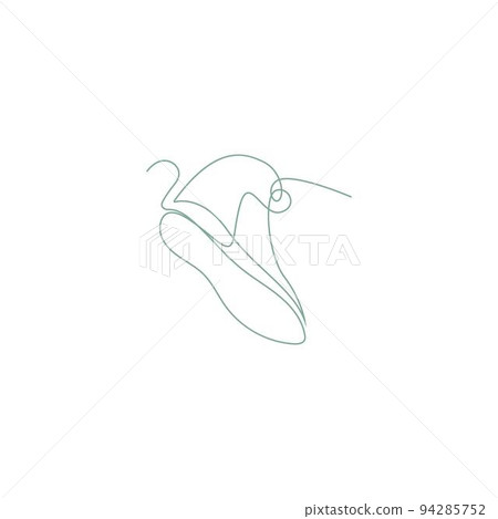 Shoes line art design Shoes line art design 94285752