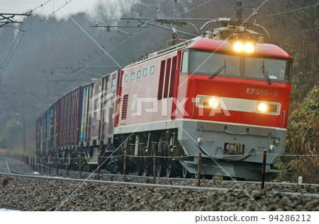Hokuriku Main Line Tsubata-Kurikara JR Freight EF510-4 (Toyama) 94286212