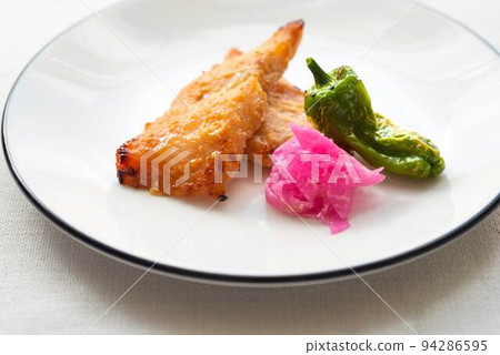 Basa (fish) grilled in Saikyo, pickled in miso Basa (fish) grilled in Saikyo, pickled in miso 94286595