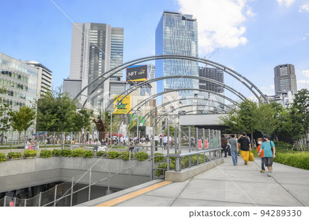 Shibuya's redeveloped Miyashita Park and skyscrapers Shibuya Ward, Tokyo 94289330