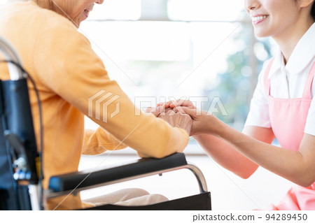 Nursing care female senior hospital helper caregiver Nursing care female senior hospital helper caregiver 94289450