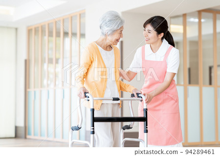 Nursing care female senior hospital helper caregiver Nursing care female senior hospital helper caregiver 94289461