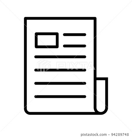 收據。規格。向量。 收據。規格。向量。 94289748