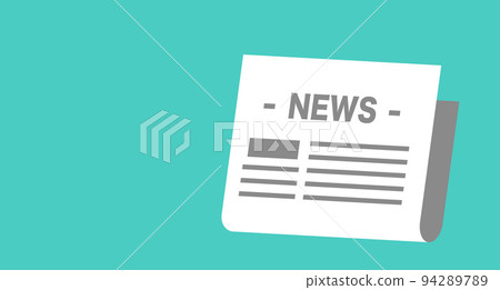 綠色背景與新聞圖標。向量。 綠色背景與新聞圖標。向量。 94289789