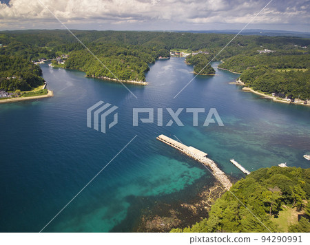 石川縣能登町九十九灣美景（無人機航拍） 94290991