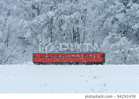 Oito Line Nakatsuchi - Minami Otari JR West Kiha 52-156 (Itoigawa) 94291438