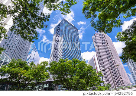 《Tokyo》Skyscraper/office district in Shinjuku subcenter 94292796