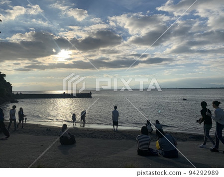 Sunset sky and sea Sunset sky and sea 94292989