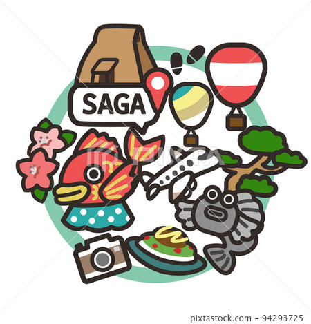 Icon circle of Saga Icon circle of Saga 94293725