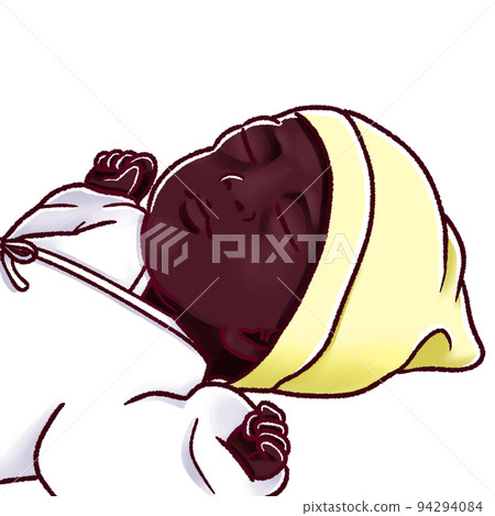 寶寶睡得很安穩 寶寶睡得很安穩 94294084