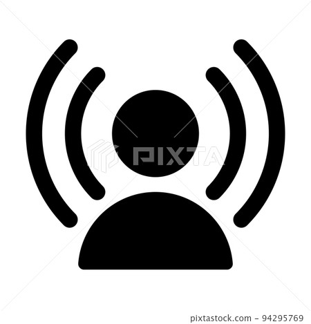 influencer icon vector for graphic design, logo, website, social media, mobile app, UI illustration 94295769