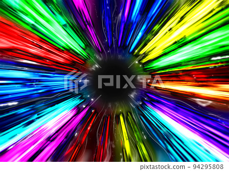 Abstract background of exploding rainbow colored rays Abstract background of exploding rainbow colored rays 94295808