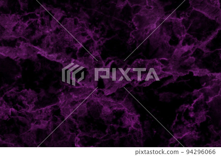 Dark purple marble texture background with high resolution, counter top view of natural tiles stone in seamless glitter pattern and luxurious. 94296066