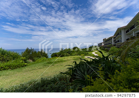 Resort hotel's courtyard Resort hotel's courtyard 94297875