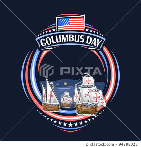 Vector frame for Columbus Day 94298028