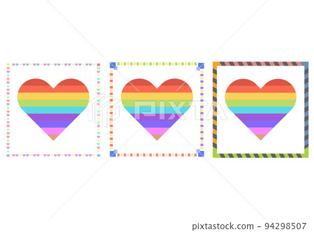 heart three styles 94298507